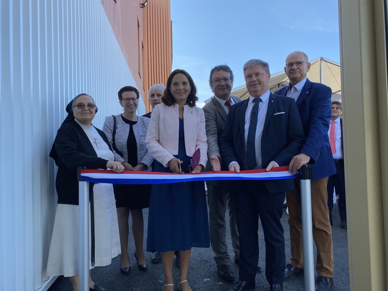 Pont lAbbé Inauguration de la nouvelle Unité centrale de production